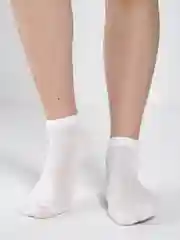 Белый женские короткие носки