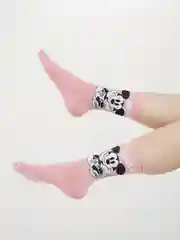 Розовый носки женские, высокие