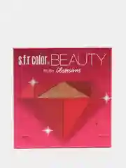 Фуксия тени для век, макияж, компактная палетка, 9 цветов - s.f.r color Beauty