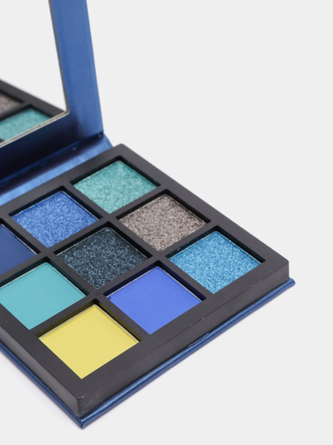 Синий тени для век, макияж, компактная палетка, 9 цветов - s.f.r color Beauty