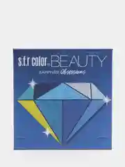 Синий тени для век, макияж, компактная палетка, 9 цветов - s.f.r color Beauty