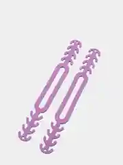Фиолетовый держатель эластичный для медицинской маски со ступенчатой регулировкой длины