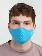 Голубой маска тканевая, двуслойная