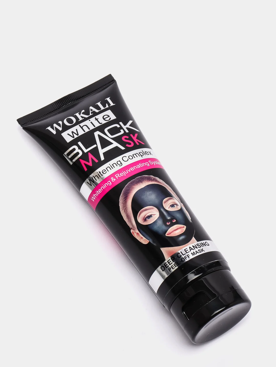 Белый отшелушивающая черная маска-пленка Wokali Black Mask White
