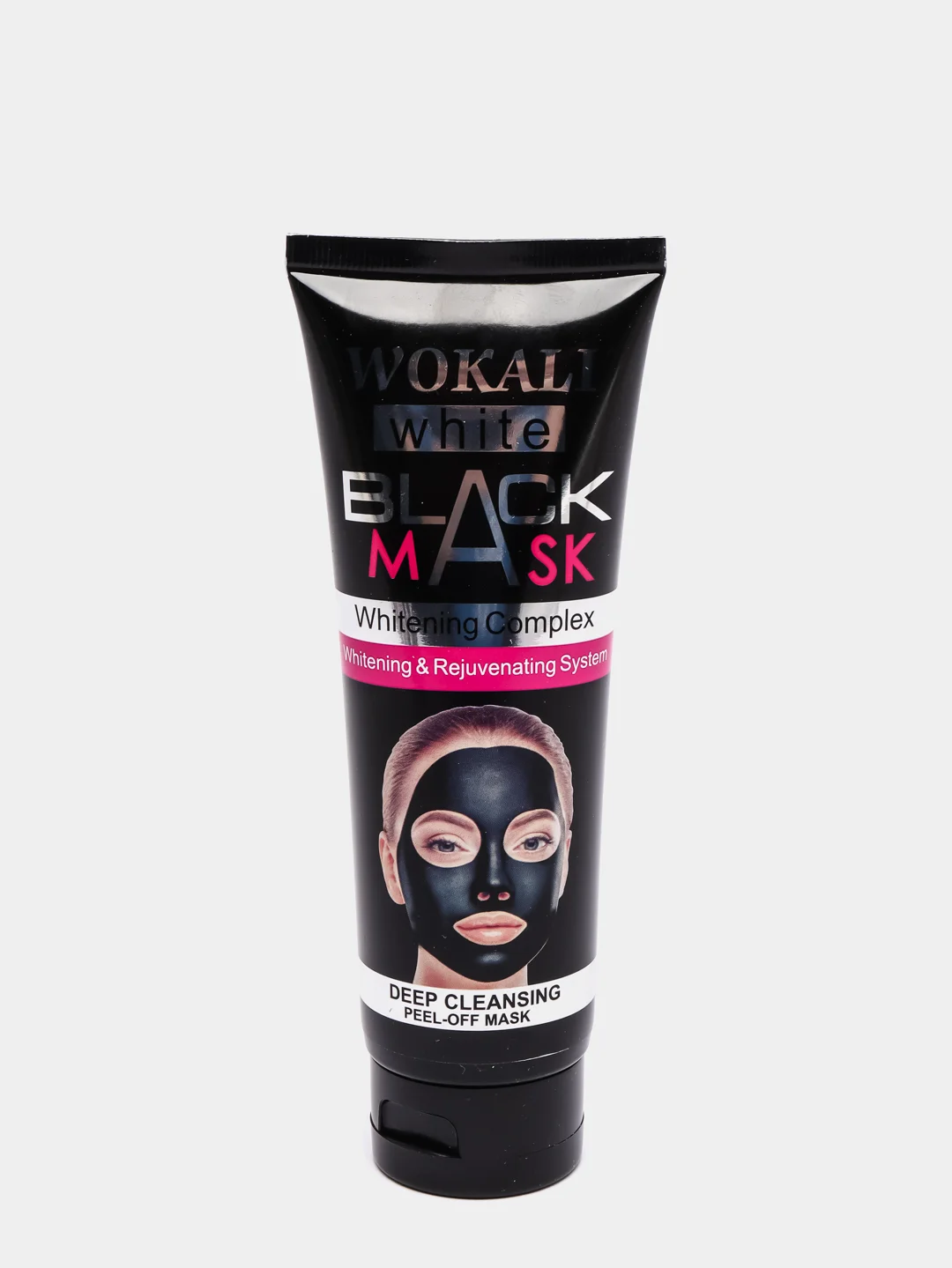 Белый отшелушивающая черная маска-пленка Wokali Black Mask White