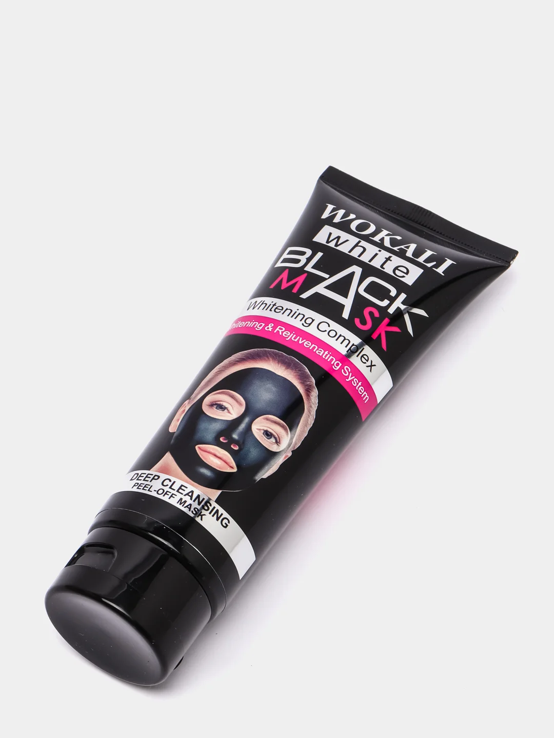 Белый отшелушивающая черная маска-пленка Wokali Black Mask White