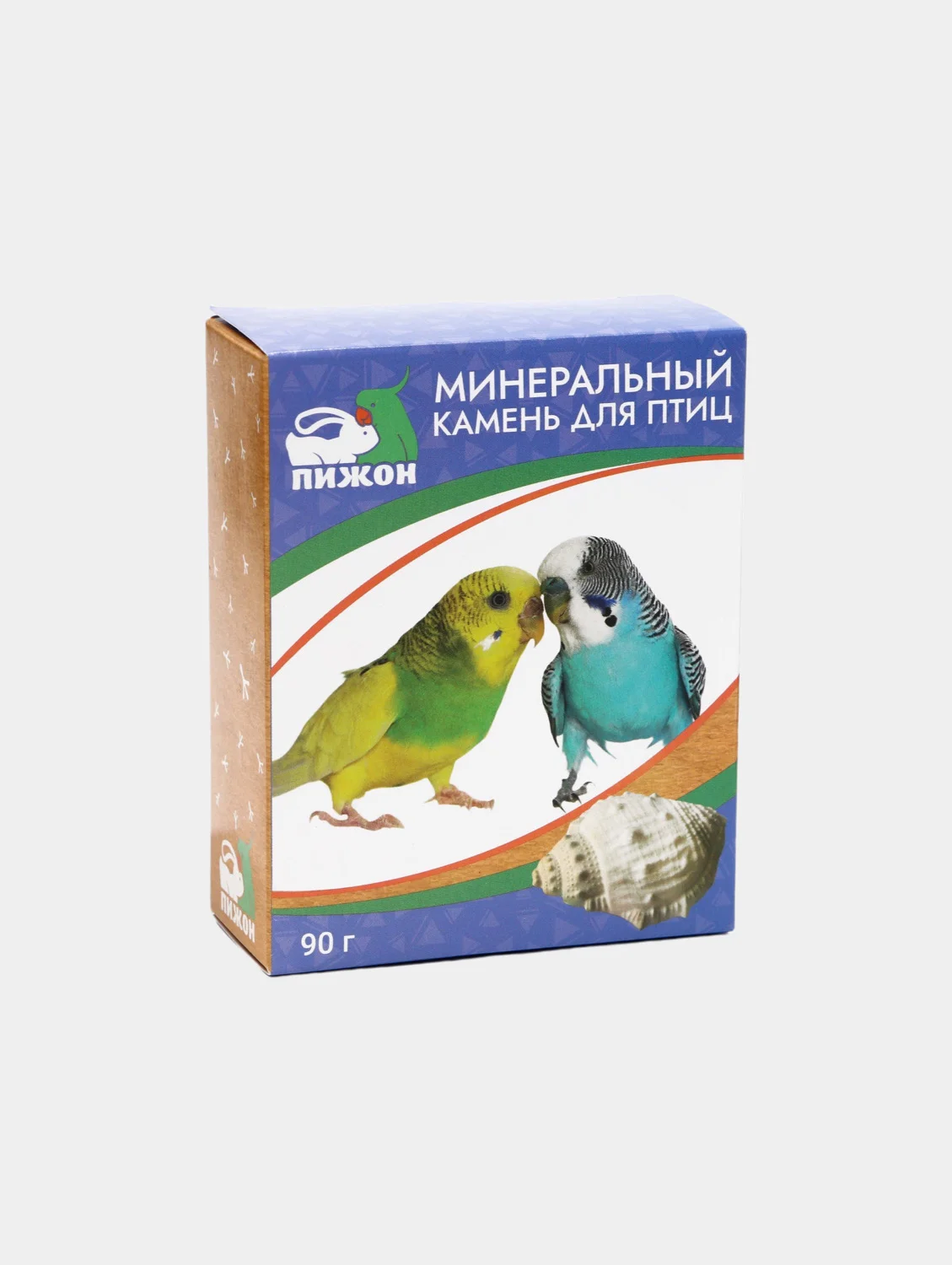 Кремовый минеральный камень для птиц