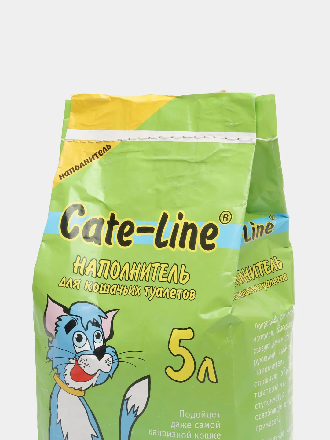 Наполнитель для кошачьего туалета CATE-LINE впитывающий 5л наполнитель для кошек