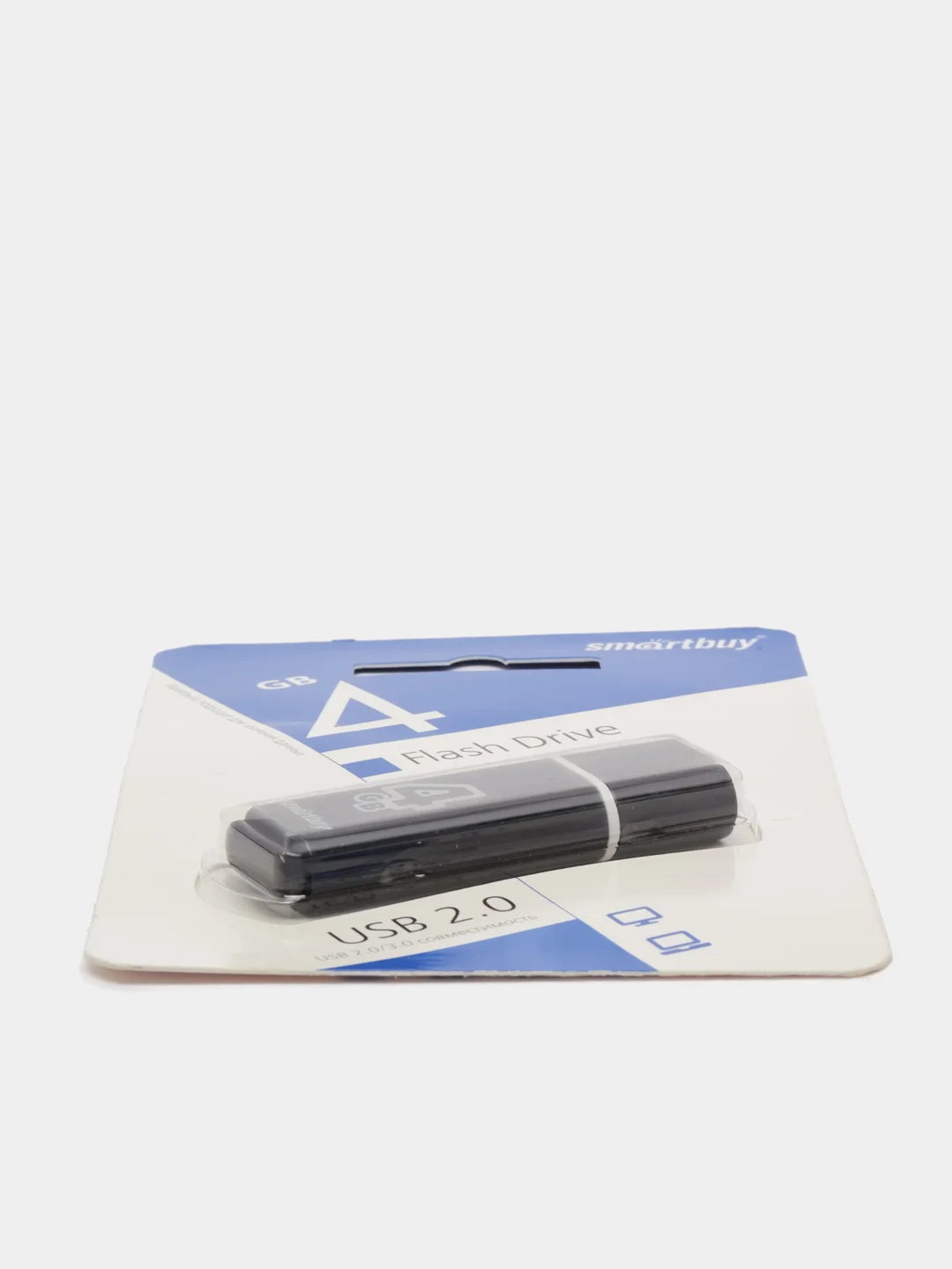Черный флешка USB Glossy Series flash drive
