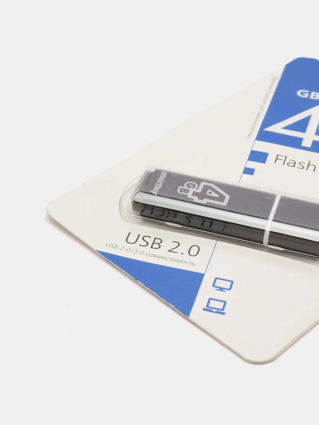 Черный флешка USB Glossy Series flash drive