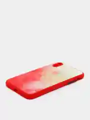 Зелёный хаки чехол с блестками со стеклянной панелью Iphone 11,12,13,Pro,Max,XR,X,XS,7+,8+,7,8,SE,6,6S