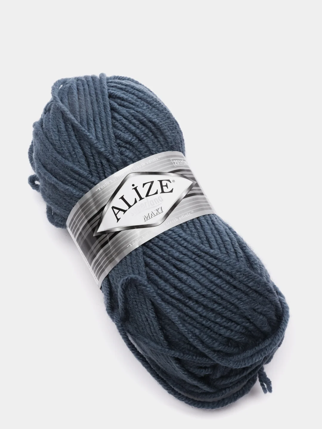 Небесно-голубой пряжа Суперлана Макси Ализе Superlana Maxi Alize 25%-шерсть 75%-акрил 100 г 100 м