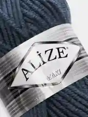 Небесно-голубой пряжа Суперлана Макси Ализе Superlana Maxi Alize 25%-шерсть 75%-акрил 100 г 100 м