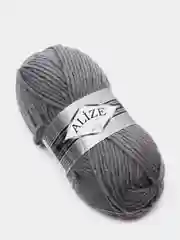 Угольный пряжа Суперлана Макси Ализе Superlana Maxi Alize 25%-шерсть 75%-акрил 100 г 100 м