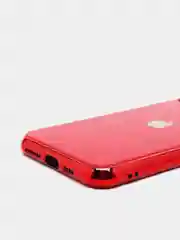 Бежевый меланж чехол с блестками со стеклянной панелью Iphone 11,12,13,Pro,Max,XR,X,XS,7+,8+,7,8,SE,6,6S