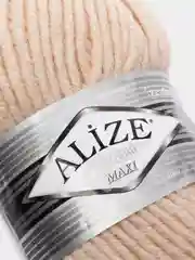 Пудровый пряжа Суперлана Макси Ализе Superlana Maxi Alize 25%-шерсть 75%-акрил 100 г 100 м