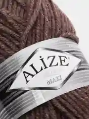 Светло-коричневый пряжа Суперлана Макси Ализе Superlana Maxi Alize 25%-шерсть 75%-акрил 100 г 100 м