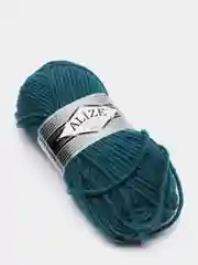 Тёмно-бирюзовый пряжа Суперлана Макси Ализе Superlana Maxi Alize 25%-шерсть 75%-акрил 100 г 100 м