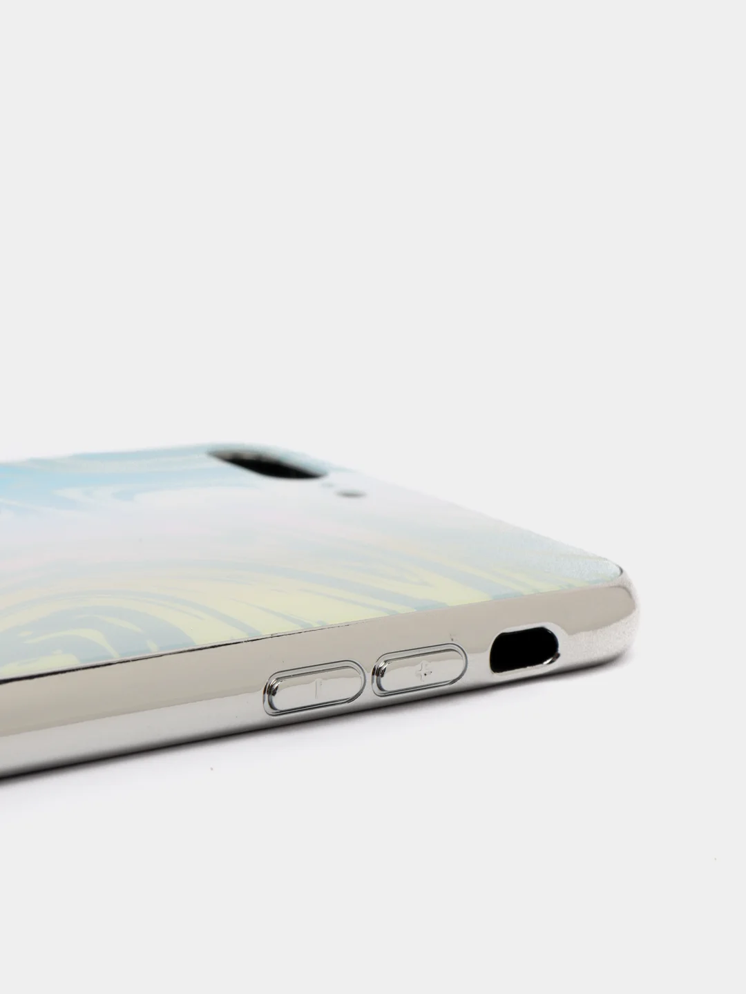 Вишнёвый чехол с блестками со стеклянной панелью Iphone 11,12,13,Pro,Max,XR,X,XS,7+,8+,7,8,SE,6,6S