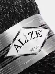 Серый меланж пряжа Суперлана Макси Ализе Superlana Maxi Alize 25%-шерсть 75%-акрил 100 г 100 м