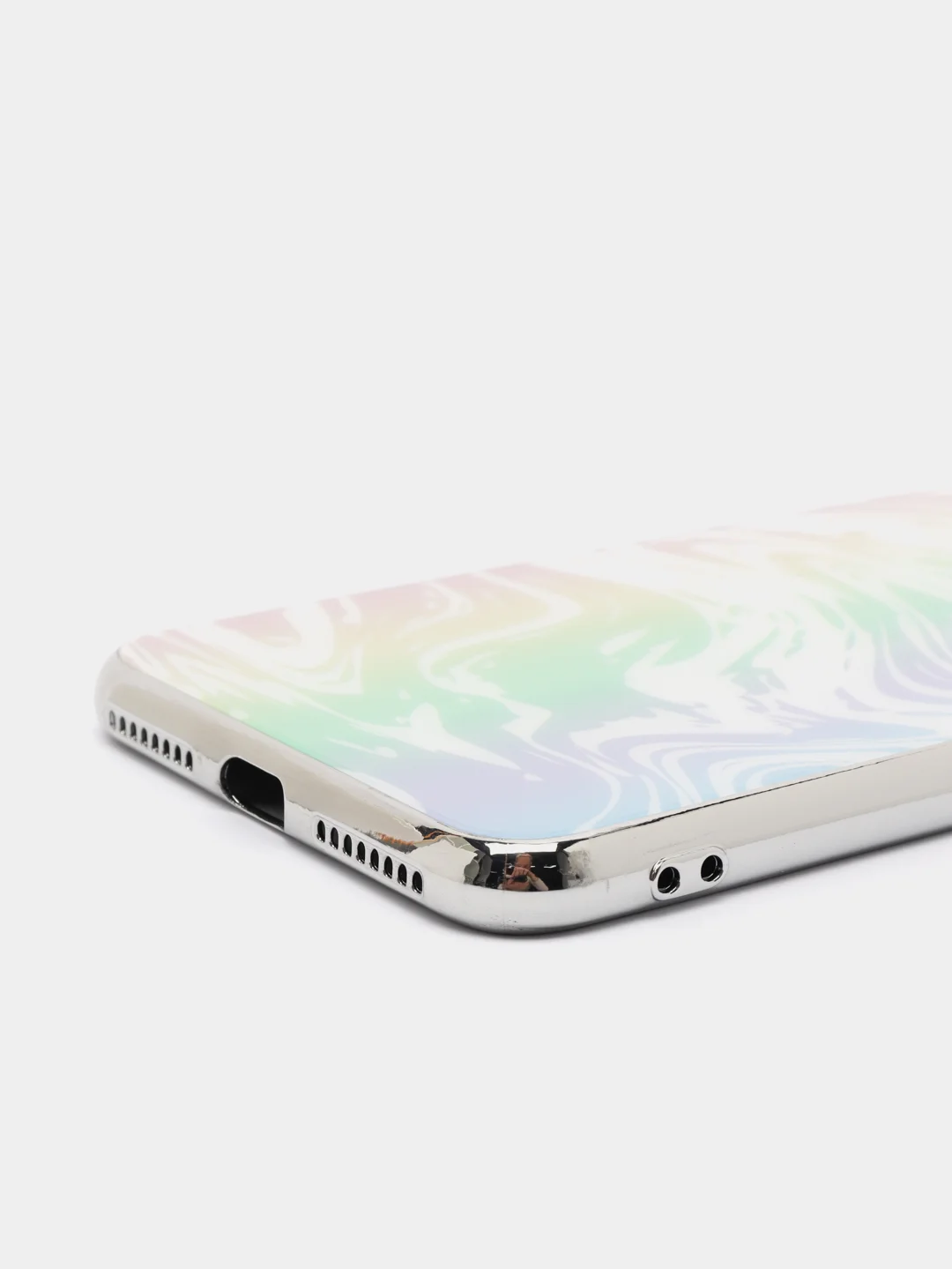 Горчичный чехол с блестками со стеклянной панелью Iphone 11,12,13,Pro,Max,XR,X,XS,7+,8+,7,8,SE,6,6S