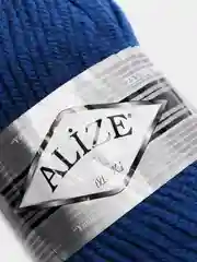 Синий пряжа Суперлана Макси Ализе Superlana Maxi Alize 25%-шерсть 75%-акрил 100 г 100 м