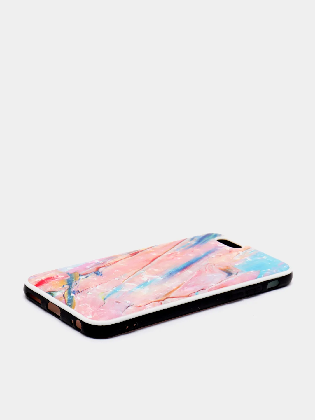 Алый чехол с блестками со стеклянной панелью Iphone 11,12,13,Pro,Max,XR,X,XS,7+,8+,7,8,SE,6,6S