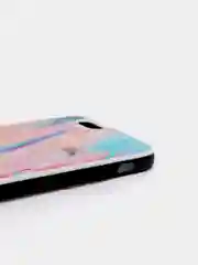 Алый чехол с блестками со стеклянной панелью Iphone 11,12,13,Pro,Max,XR,X,XS,7+,8+,7,8,SE,6,6S