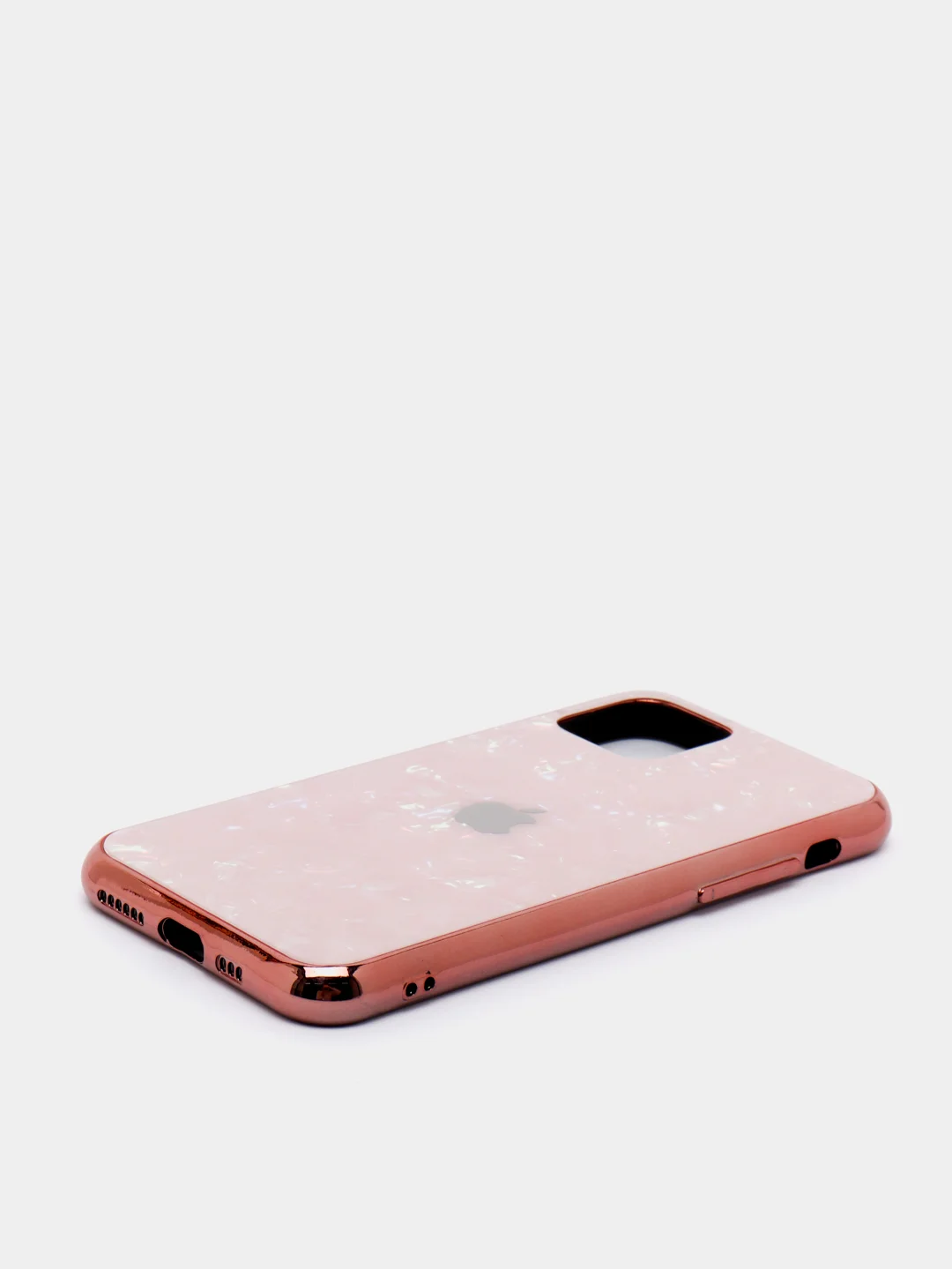 Аметистовый чехол с блестками со стеклянной панелью Iphone 11,12,13,Pro,Max,XR,X,XS,7+,8+,7,8,SE,6,6S
