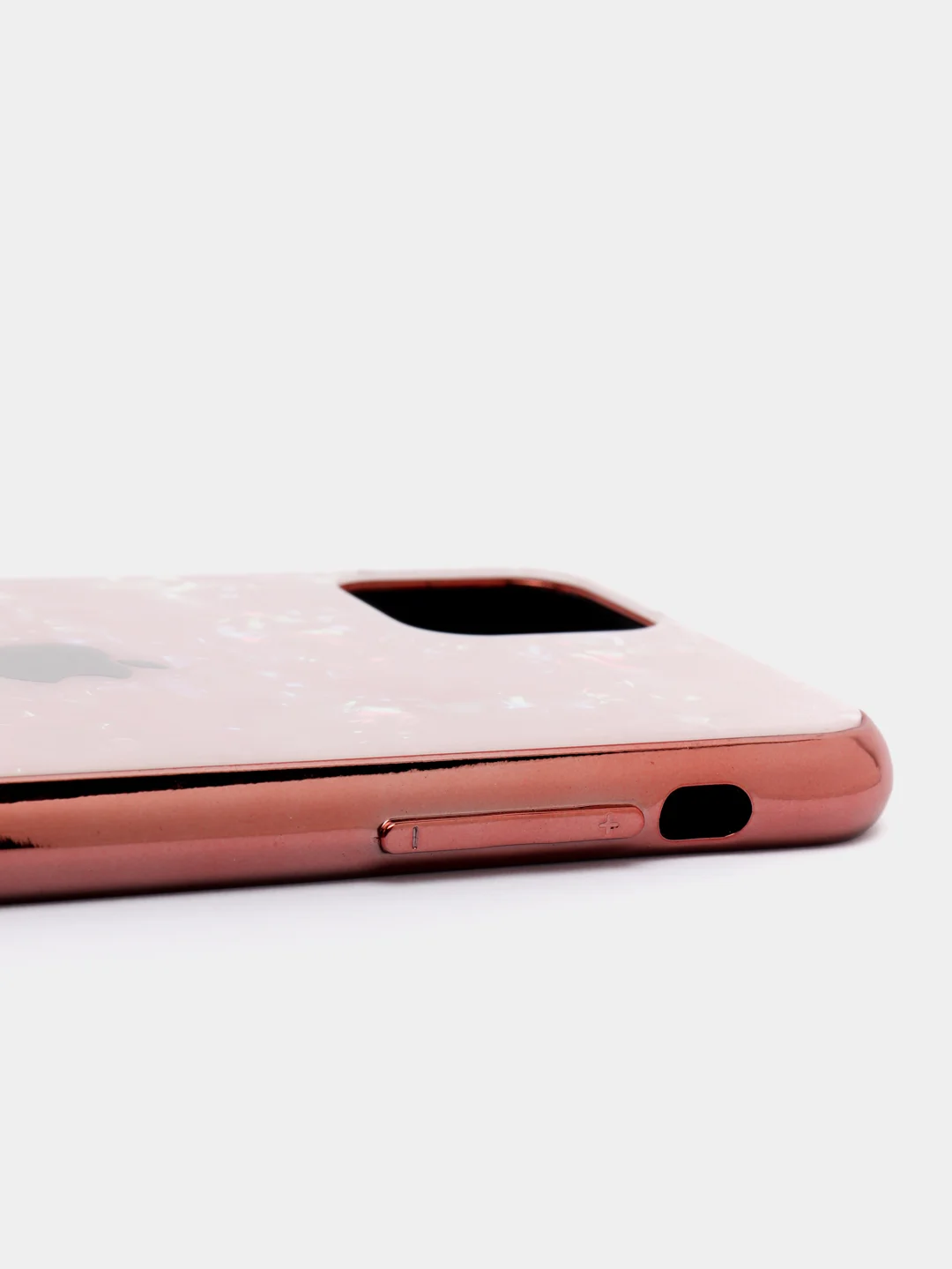 Аметистовый чехол с блестками со стеклянной панелью Iphone 11,12,13,Pro,Max,XR,X,XS,7+,8+,7,8,SE,6,6S
