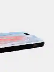 Бордовый чехол с блестками со стеклянной панелью Iphone 11,12,13,Pro,Max,XR,X,XS,7+,8+,7,8,SE,6,6S