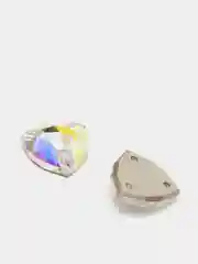 Стразы (стекло) пришивные триллиант Crystal AB, имитация Сваровски (trilliant)