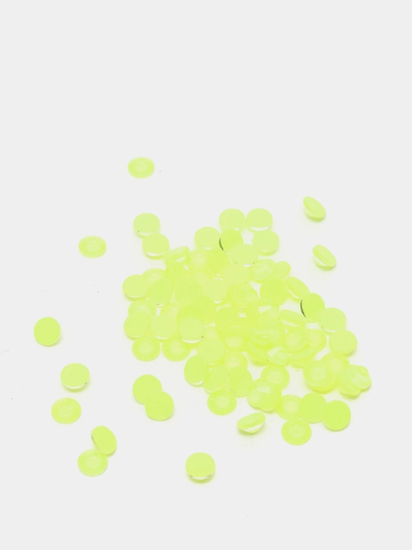 Неоновые стразы, желтые, холодной фиксации Neon yellow, стекло, размеры ss12 - ss30