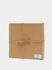 Белый подставка/поднос/ подсвечник из гипса 17,2 см