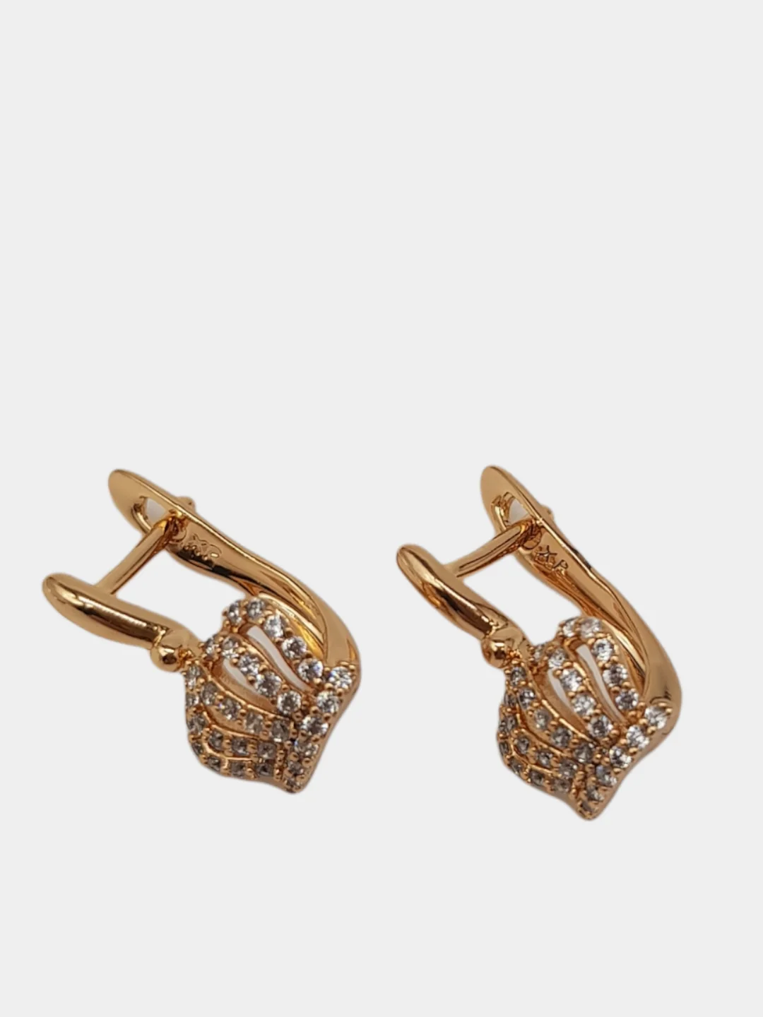 Золотой серьги Корона Xuping Jewelry