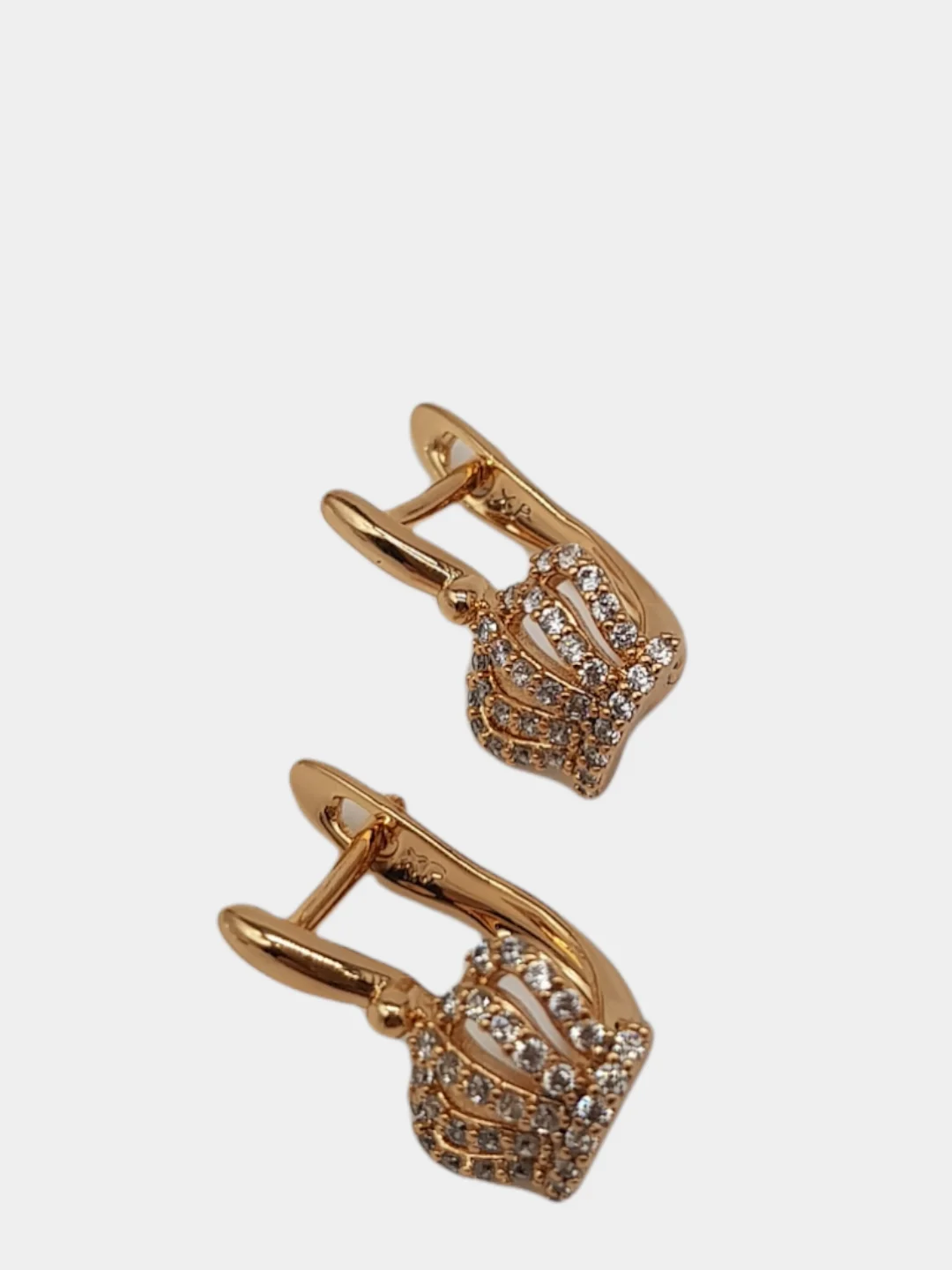 Золотой серьги Корона Xuping Jewelry