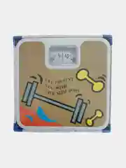 Бежевый весы напольные механические 25*25*5 см
