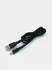 Белый кабель DENMEN D15L / D15T для зарядки и передачи данных Type-C / Lightning