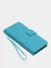Голубой чехол книжка SAMSUNG A6 2018