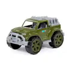 Лесной зеленый автомобиль-джип военный, Полесье военные машинки игрушки для мальчиков