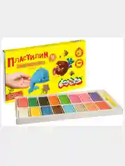 Пластилин для детского творчества, 16 цветов, мягкий