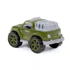 Тёмно-зелёный автомобиль-джип военный, Полесье военные машинки игрушки для мальчиков