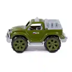 Тёмно-зелёный автомобиль-джип военный, Полесье военные машинки игрушки для мальчиков