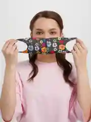 Серебряный маска защитная не медицинская, маска защитная многоразовая