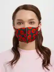 Красный маска защитная не медицинская, маска защитная многоразовая