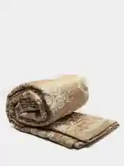 Коричневый покрывало стеганное