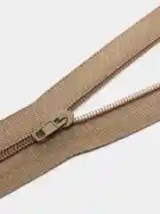 Светло-коричневый молния MaxZipper пластиковая юбочная №3, 18см