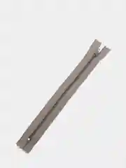 Серый меланж молния MaxZipper пластиковая юбочная №3, 18см