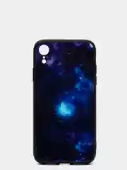 Фиолетовый чехол с космическими рисунками для iPhone 11, XR, X/XS, 7/8, 7P/8P, 6/6S