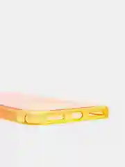 Желтый чехол прозрачный силиконовый градиент для iPhone